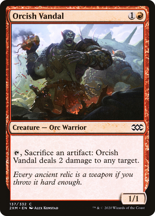 Orcish Vandal [2XM-137] Foil - Double Masters