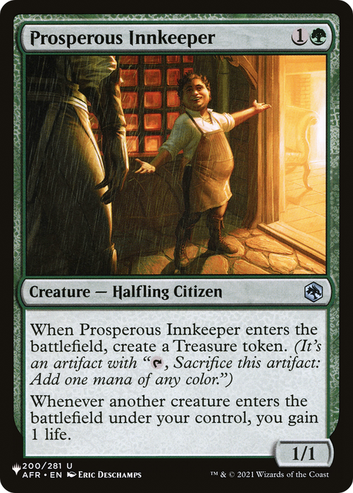 Prosperous Innkeeper [PLST-AFR-200] - The List