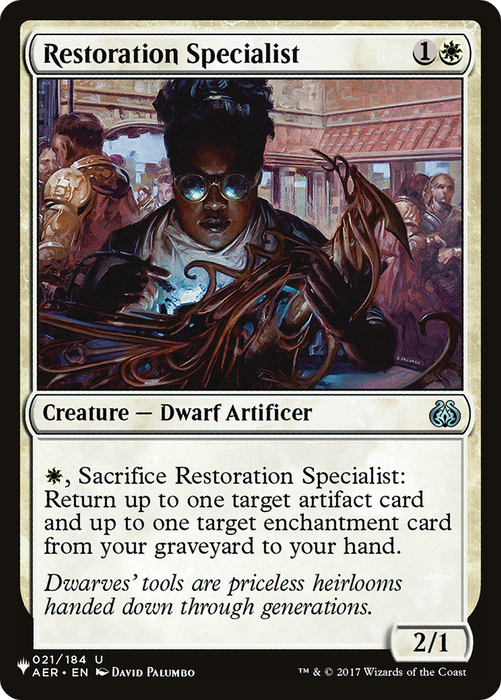 Restoration Specialist [PLST-AER-21] - The List