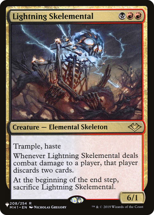 Lightning Skelemental [PLST-MH1-208] - The List