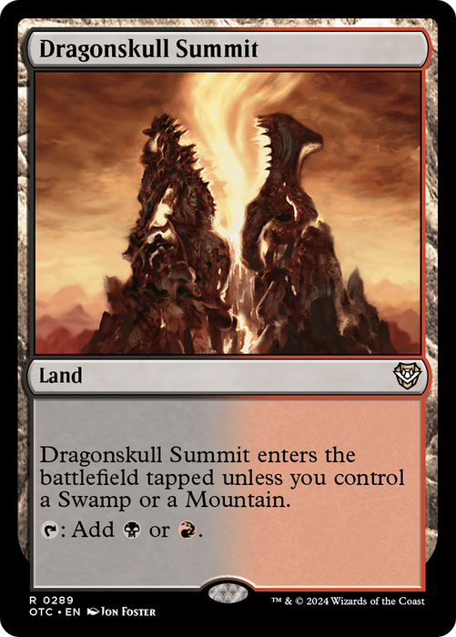 Dragonskull Summit [OTC-289] - Outlaws of Thunder Junction Commander