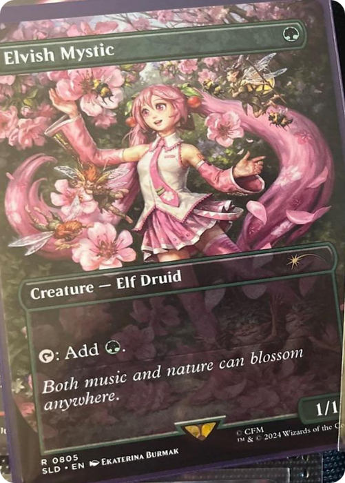 Elvish Mystic [SLD-805] Foil - Secret Lair Drop