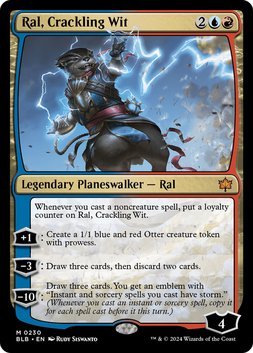 Ral, Crackling Wit [BLB-230] Foil - Bloomburrow