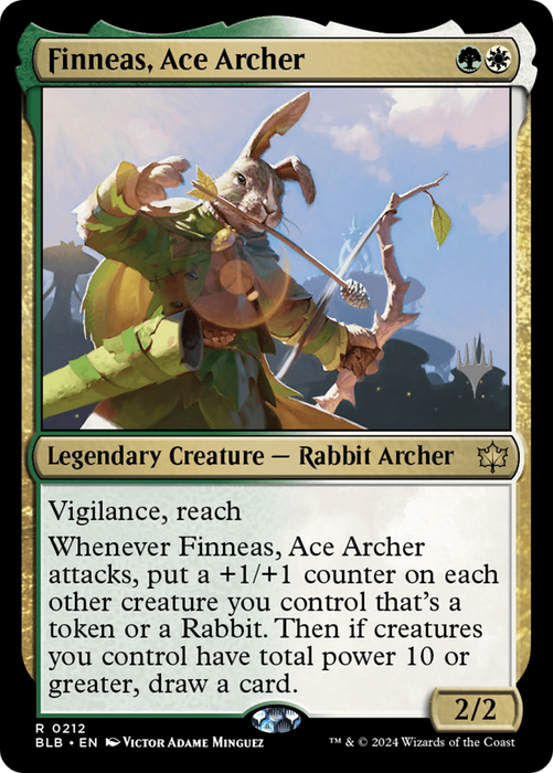 Finneas, Ace Archer [PBLB-212P] - Bloomburrow Promos