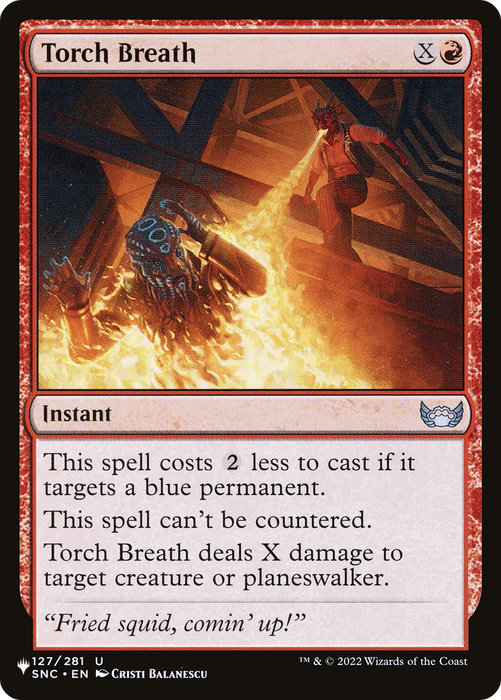 Torch Breath [PLST-SNC-127] - The List