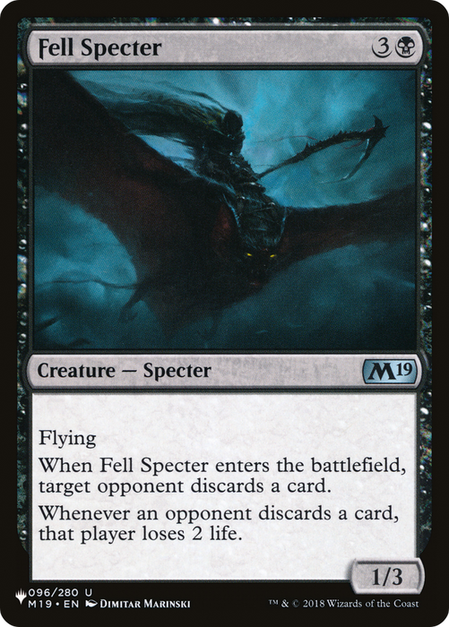 Fell Specter [PLST-M19-96] - The List