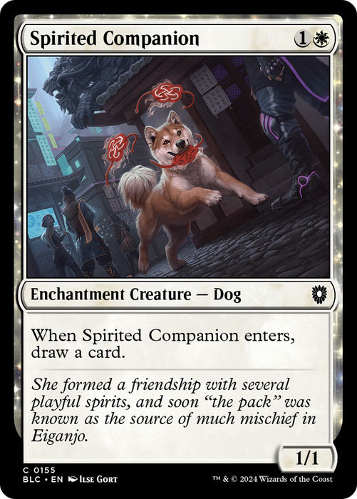 Spirited Companion [BLC-155] - Bloomburrow Commander