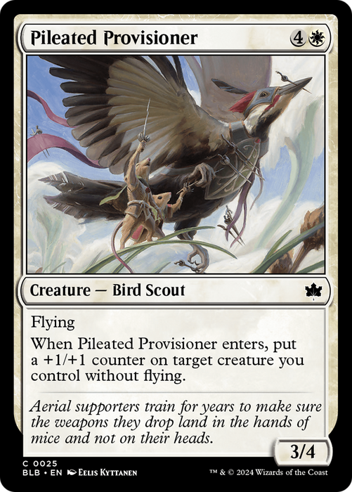 Pileated Provisioner [BLB-025] Foil - Bloomburrow