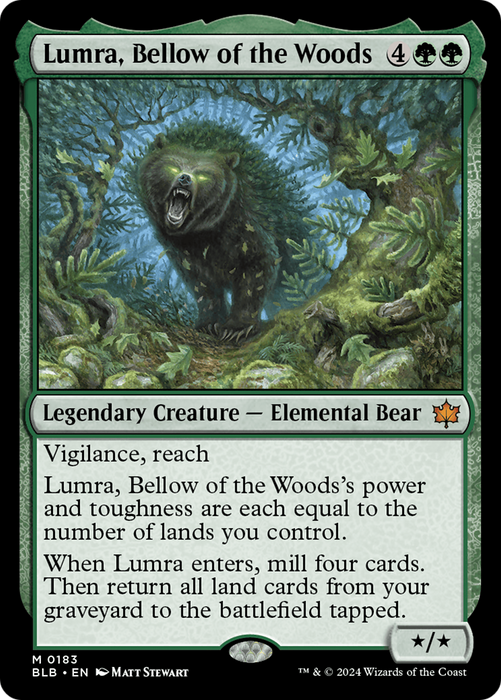 Lumra, Bellow of the Woods [BLB-183] Foil - Bloomburrow