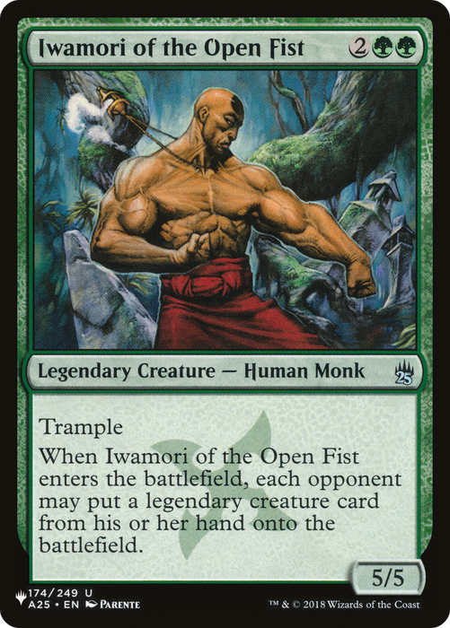 Iwamori of the Open Fist [PLST-A25-174] - The List