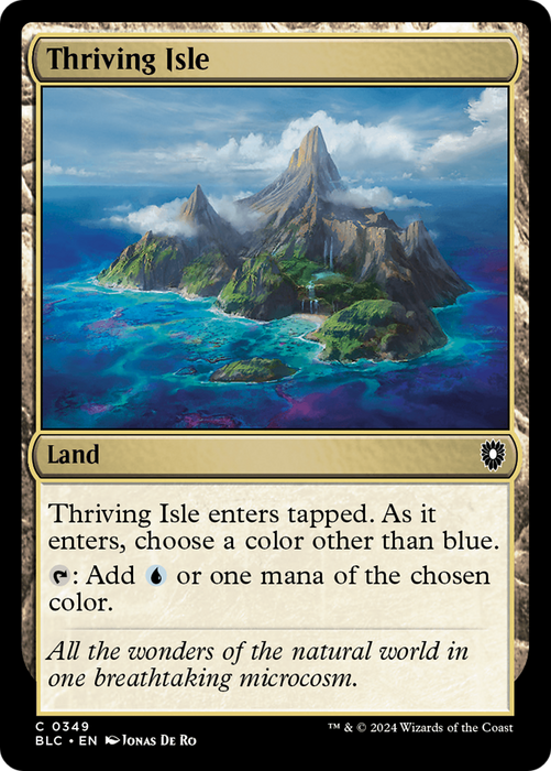 Thriving Isle [BLC-349] - Bloomburrow Commander