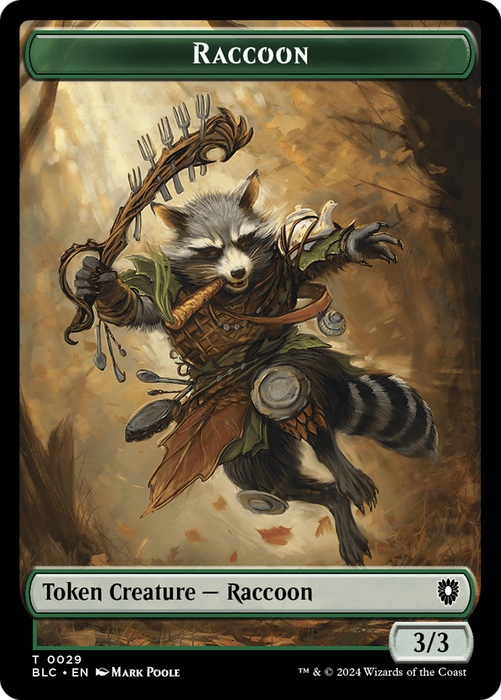 Raccoon [TBLC-029] - Bloomburrow Commander Tokens