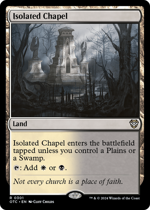 Isolated Chapel [OTC-301] - Outlaws of Thunder Junction Commander