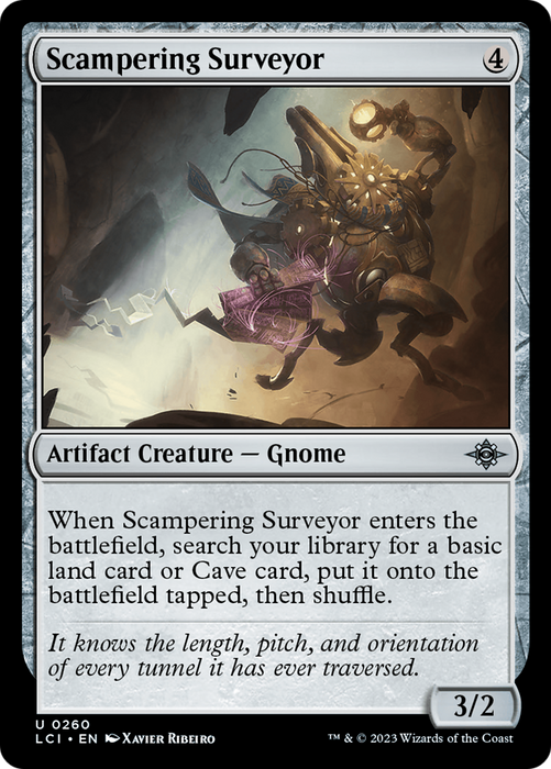 Scampering Surveyor [LCI-260] Foil - The Lost Caverns of Ixalan