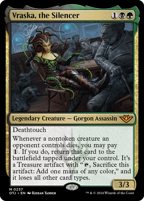 Vraska, the Silencer [OTJ-237] Foil - Outlaws of Thunder Junction