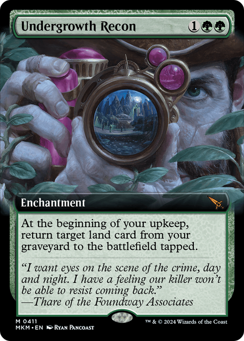 Undergrowth Recon (Extended Art) [MKM-411] Foil - Murders at Karlov Manor