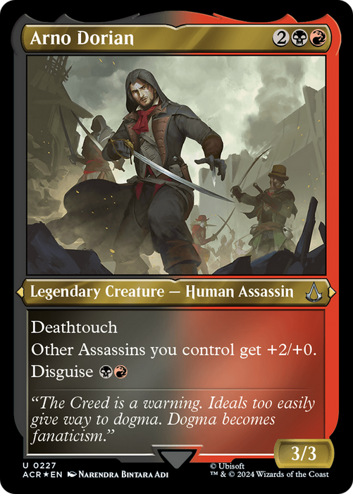 Arno Dorian [ACR-227] Etched Foil - Assassin's Creed