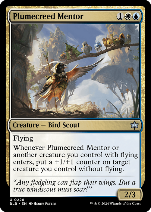 Plumecreed Mentor [BLB-228] - Bloomburrow