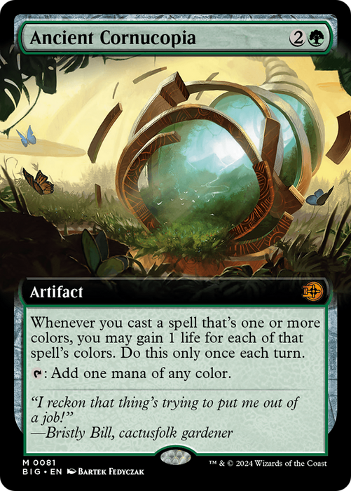 Ancient Cornucopia (Extended Art) [BIG-081] Foil - The Big Score