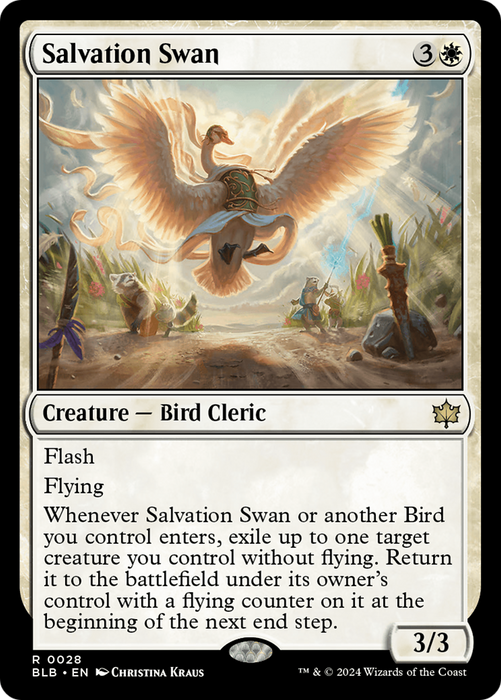 Salvation Swan [BLB-028] Foil - Bloomburrow