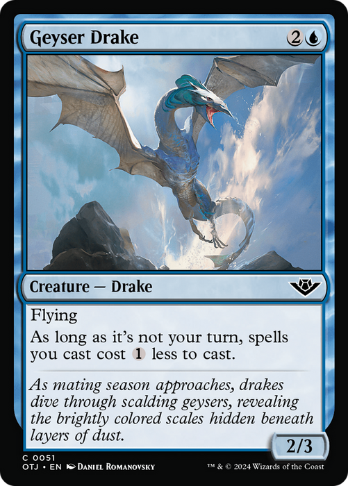 Geyser Drake [OTJ-051] - Outlaws of Thunder Junction