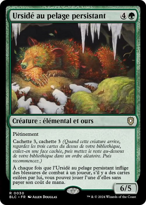 Evercoat Ursine [BLC-030] Foil - Bloomburrow Commander