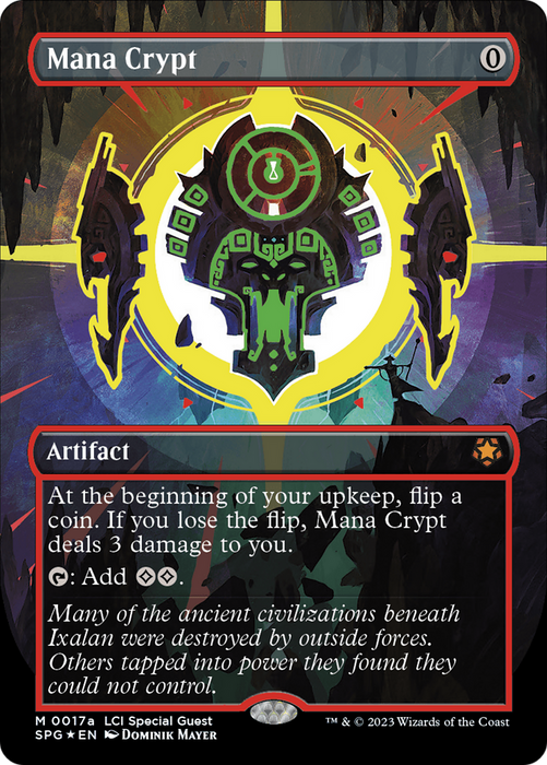 Mana Crypt (Borderless) [SPG-17A] Foil - Special Guests