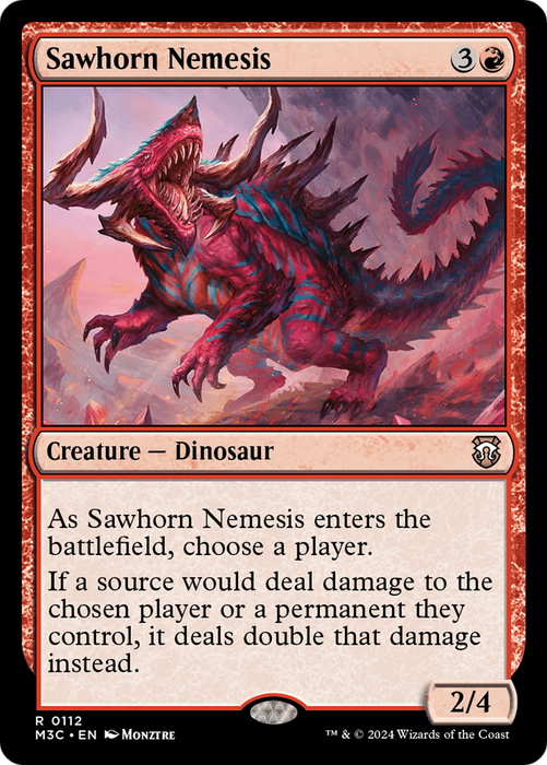 Sawhorn Nemesis [M3C-112] Foil - Modern Horizons 3 Commander