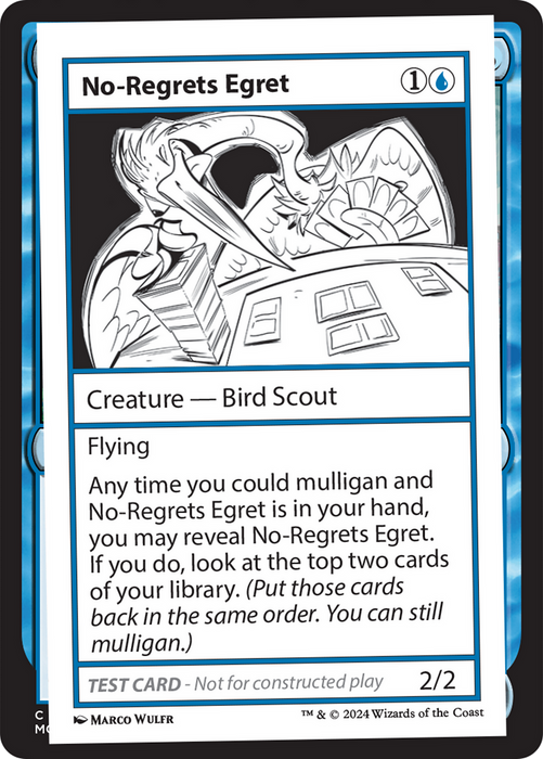 No-Regrets Egret [MB2-999-NRE] - Mystery Booster 2