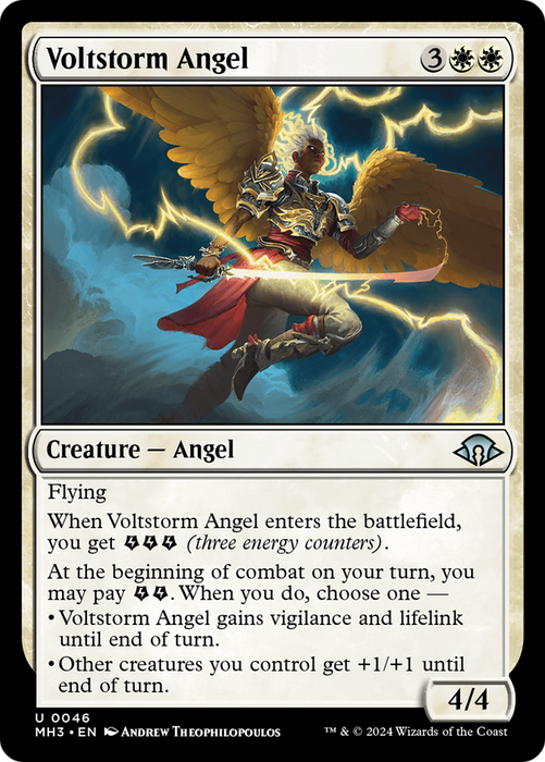 Voltstorm Angel [MH3-046] Foil - Modern Horizons 3
