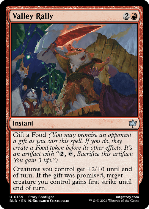 Valley Rally [BLB-159] Foil - Bloomburrow