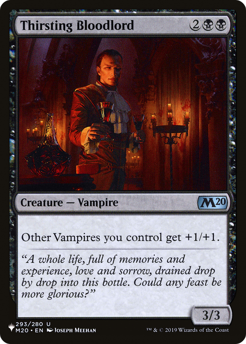 Thirsting Bloodlord [PLST-M20-293] - The List