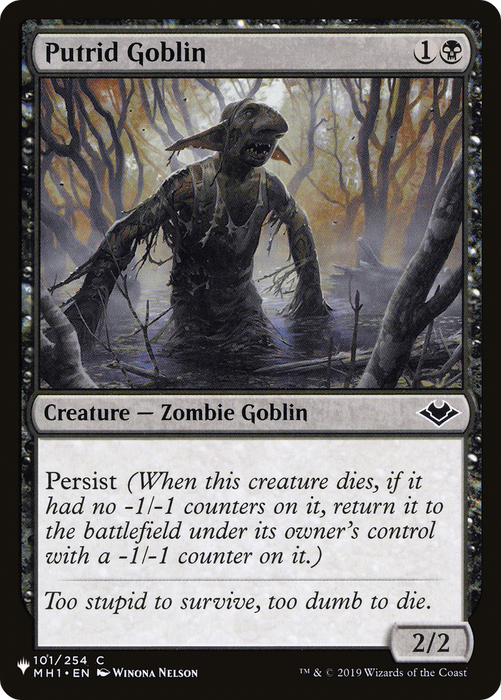 Putrid Goblin [PLST-MH1-101] - The List