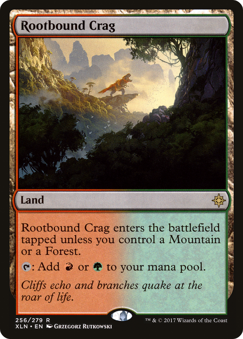 Rootbound Crag [XLN-256] Foil - Ixalan