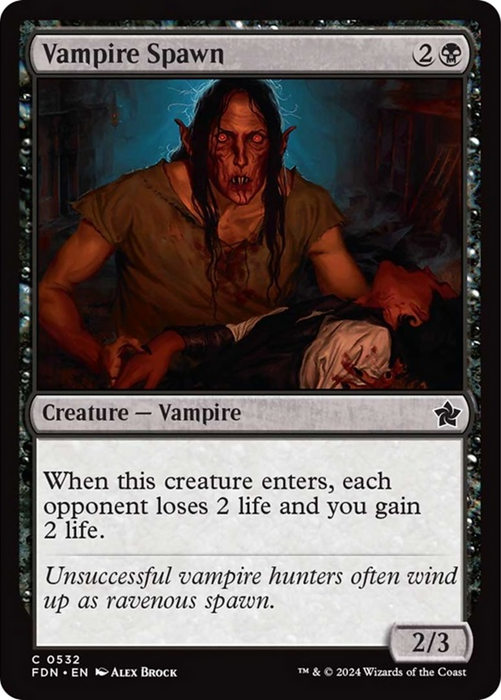 Vampire Spawn [FDN-532] Foil - Foundations