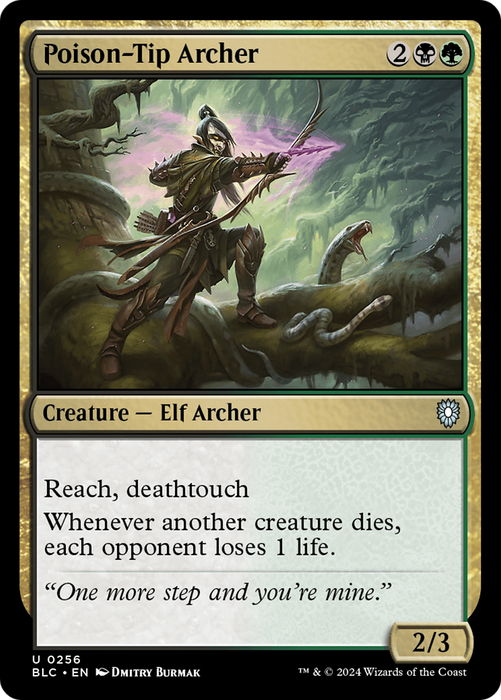 Poison-Tip Archer [BLC-256] - Bloomburrow Commander