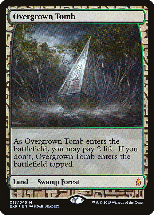 Overgrown Tomb [EXP-013] Foil - Zendikar Expeditions