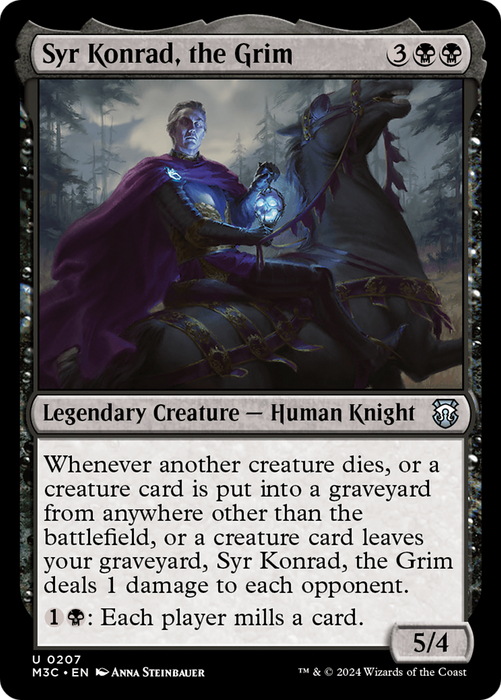 Syr Konrad, the Grim [M3C-207] - Modern Horizons 3 Commander