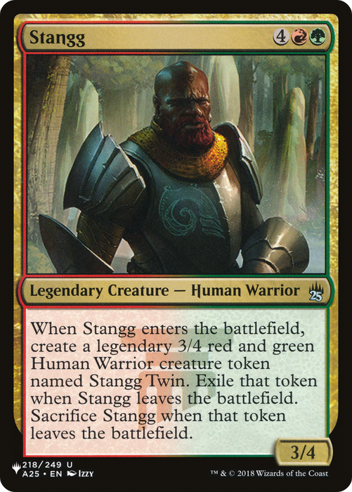 Stangg [PLST-A25-218] - The List