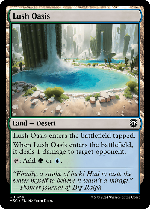 Lush Oasis [M3C-356] - Modern Horizons 3 Commander