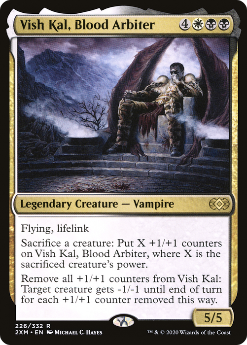 Vish Kal, Blood Arbiter [2XM-226] Foil - Double Masters