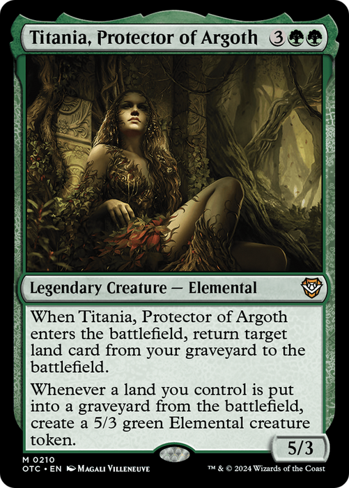 Titania, Protector of Argoth [OTC-210] - Outlaws of Thunder Junction Commander