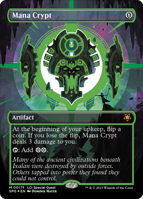 Mana Crypt (Borderless) [SPG-17F] Foil - Special Guests