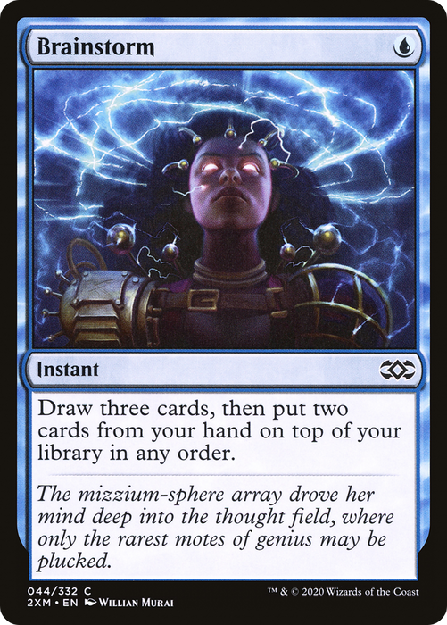 Brainstorm [2XM-044] Foil - Double Masters