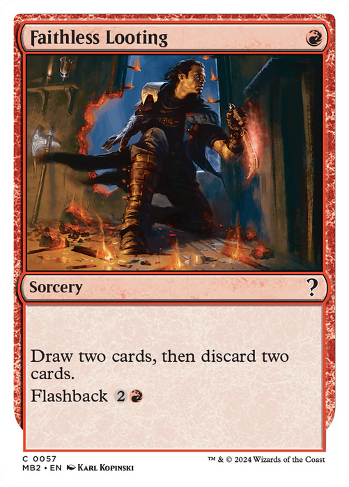 Faithless Looting [MB2-057] - Mystery Booster 2