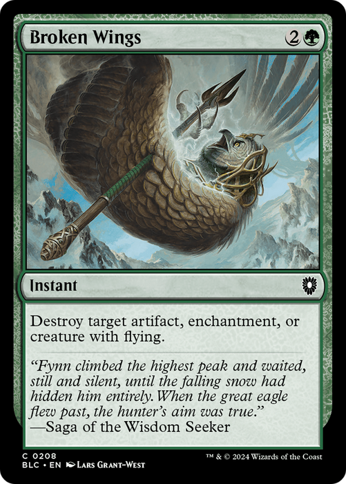 Broken Wings [BLC-208] - Bloomburrow Commander