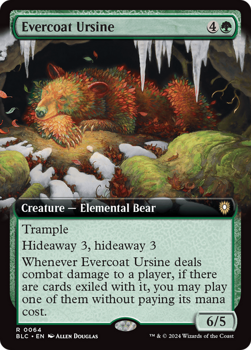 Evercoat Ursine [BLC-064] Foil - Bloomburrow Commander