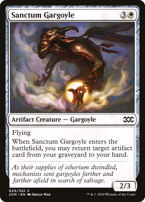 Sanctum Gargoyle [2XM-029] Foil - Double Masters