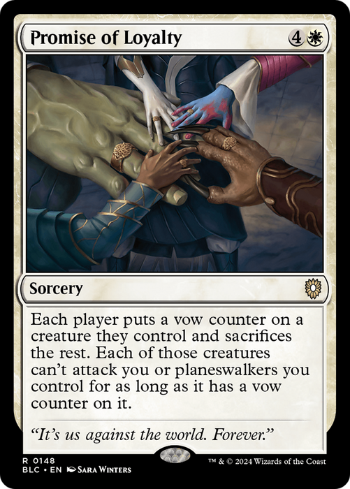 Promise of Loyalty [BLC-148] - Bloomburrow Commander