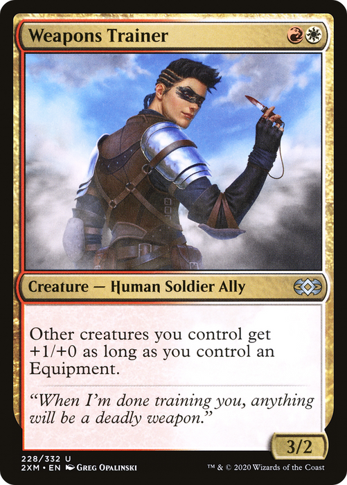 Weapons Trainer [2XM-228] Foil - Double Masters